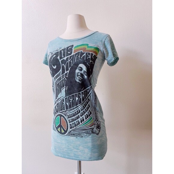 Vintage 2006 Bob Marley & The Wailers T-Shirt Women's Medium Y2K USA Made - Picture 4 of 6